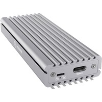 ICY BOX IB-1817Ma-C31 Caja externa para unidad de estado sólido (SSD) Plata M.2, Caja de unidades aluminio, Caja externa para unidad de estado sólido (SSD), M.2, PCI Express 3.0, 10 Gbit/s, Conexión USB, Plata