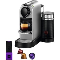 Krups Nespresso XN761B cafetera eléctrica Máquina espresso, Cafetera de cápsulas plateado, Máquina espresso, Cápsula de café, Plata