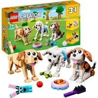 LEGO Creator 3-in-1 Perros Adorables, Juegos de construcción Juego de construcción, 7 año(s), Plástico, 475 pieza(s), 596 g