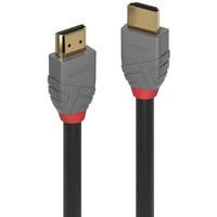 Lindy 36954 cable HDMI 3 m HDMI tipo A (Estándar) Negro gris, 3 m, HDMI tipo A (Estándar), HDMI tipo A (Estándar), 3D, 48 Gbit/s, Negro