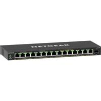 Netgear GS316EP Gestionado Gigabit Ethernet (10/100/1000) Energía sobre Ethernet (PoE) Negro, Interruptor/Conmutador negro, Gestionado, Gigabit Ethernet (10/100/1000), Bidireccional completo (Full duplex), Energía sobre Ethernet (PoE)