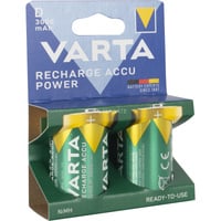 VARTA Batería recargable Power HR20, D (Mono), 3.000 mAh 