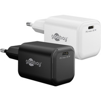 goobay Cargador rápido USB-C PD GaN Nano 65 W negro