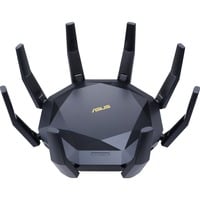 ASUS RT-AX89X AX6000 AiMesh router inalámbrico Ethernet Doble banda (2,4 GHz / 5 GHz) Negro negro/Dorado, Wi-Fi 6 (802.11ax), Doble banda (2,4 GHz / 5 GHz), Ethernet, 3G, Negro, Router de sobremesa