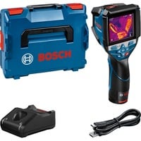 Bosch GTC 600 C Noise equivalent temperature difference (NETD) IR Negro, Azul 256 x 192 Pixeles Pantalla incorporada LCD, Termodetector azul/Negro, Noise equivalent temperature difference (NETD), -20 - 600 °C, 9 Hz, 50 mK, Térmico, 2 °C
