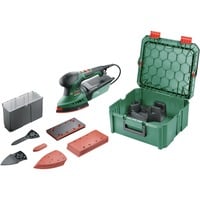 Bosch Lijadora múltiple PSM 200 AES + juego de accesorios de 29 piezas verde
