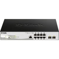 D-Link DGS-1210-10P Gestionado L2 Gigabit Ethernet (10/100/1000) Energía sobre Ethernet (PoE) 1U Negro, Interruptor/Conmutador gris/Negro, Gestionado, L2, Gigabit Ethernet (10/100/1000), Energía sobre Ethernet (PoE), Montaje en rack, 1U