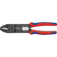 KNIPEX 97 32 240, Crimpadora rojo/Azul