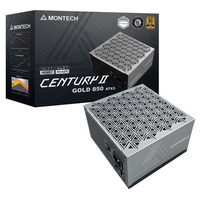 Montech MONTECH Century II 850W Gold, Fuente de alimentación de PC plateado