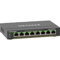 Netgear GS308EPP Gestionado L2/L3 Gigabit Ethernet (10/100/1000) Energía sobre Ethernet (PoE) Negro, Interruptor/Conmutador negro, Gestionado, L2/L3, Gigabit Ethernet (10/100/1000), Bidireccional completo (Full duplex), Energía sobre Ethernet (PoE)