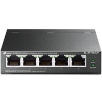 TP-Link TL-SF1005LP switch No administrado Fast Ethernet (10/100) Energía sobre Ethernet (PoE) Negro, Interruptor/Conmutador No administrado, Fast Ethernet (10/100), Energía sobre Ethernet (PoE)