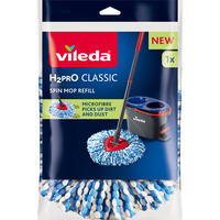 Vileda Cabezal de repuesto H2PrO CLASSIC para H2PrO Spin Mop, Cubierta de la fregona 