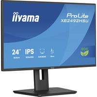 iiyama ProLite XB2492HSU-B1 pantalla para PC 61 cm (24") 1920 x 1080 Pixeles Full HD LED Negro, Monitor LED negro (mate), 61 cm (24"), 1920 x 1080 Pixeles, Full HD, LED, 3 ms, Negro