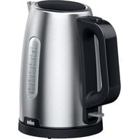 Braun PurShine WK102AI-WK1500BK tetera eléctrica 1,7 L 2200 W Negro, Acero inoxidable, Hervidor de agua acero fino/Negro, 1,7 L, 2200 W, Negro, Acero inoxidable, Metal, Indicador de nivel de agua, Protección contra sobrecalentamiento