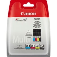 Canon 6509B016 cartucho de tinta 4 pieza(s) Original Negro, Cian, Magenta, Amarillo Negro, Cian, Magenta, Amarillo, 4 pieza(s), Multipack