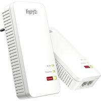 FRITZ! 1240 AX WLAN Set, PowerLAN Powerline 1240 AX WLAN Set, 1200 Mbit/s, Gigabit Ethernet, 10,100,1000 Mbit/s, Wi-Fi 6 (802.11ax), Banda única (2,4 GHz), 600 Mbit/s