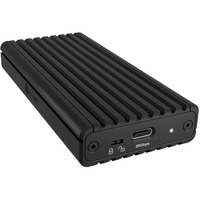 ICY BOX IB-1917M-C32a Carcasa M.2 NVMe SSD, Caja de unidades negro