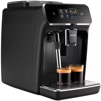 Philips 2200 series Series 2200 EP2221/40 Cafeteras espresso completamente automáticas, Superautomática negro, Máquina espresso, 1,8 L, Granos de café, Molinillo integrado, 1500 W, Negro