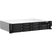 QNAP TS-864EU-RP NAS Bastidor (2U) Intel® Celeron® N5095 4 GB DDR4 0 TB QNAP Turbo System Negro NAS, Bastidor (2U), Intel® Celeron®, N5095, 4 GB, DDR4