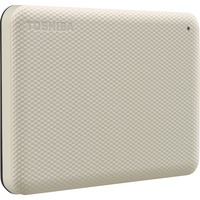 Toshiba Canvio Advance disco duro externo 4000 GB Blanco, Unidad de disco duro beige, 4000 GB, 2.5", 2.0/3.2 Gen 1 (3.1 Gen 1), Blanco