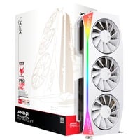 XFX Radeon RX 9070 XT OC Mercury RGB, Tarjeta gráfica blanco