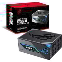 ASUS ROG -THOR-1600T3-GAMING unidad de fuente de alimentación 1600 W 20+4 pin ATX ATX Gris, Fuente de alimentación de PC negro, 1600 W, 100 - 240 V, Activo, 125 W, 1600 W, 125 W