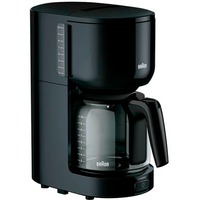 Braun KF 3120 BK Manual Cafetera de filtro negro, Cafetera de filtro, De café molido, 1000 W, Negro