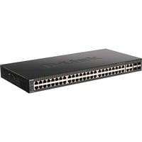 D-Link DGS-2000-52 switch Gestionado L2/L3 Gigabit Ethernet (10/100/1000) 1U Negro, Interruptor/Conmutador Gestionado, L2/L3, Gigabit Ethernet (10/100/1000), Bidireccional completo (Full duplex), Montaje en rack, 1U
