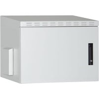 Digitus Carcasa de pared IP55 - para utilizar al aire libre - 600 x 600 mm (an. x pr.), Armario IT gris claro, Bastidor de pared, 100 kg, Gris