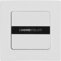 HOMEPILOT HomePil Pulsador de pared smart - 1 grupo, Botón blanco