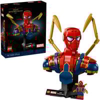 LEGO Busto de Iron Spider-Man, Juegos de construcción Juego de construcción, 18 año(s), Plástico, 379 pieza(s), 437 g