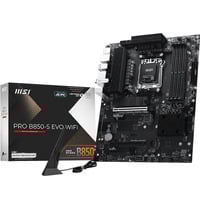 MSI PRO B850-S EVO WIFI, Placa base negro/Plateado