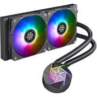 SilverStone VIDA 240 SLIM 240mm, Refrigeración por agua negro