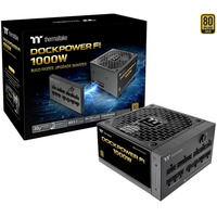 Thermaltake Dockpower FI 1000W, Fuente de alimentación de PC negro