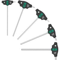 Wera 454/5 HF SHK Juego 1 Destornillador de mango transversal, 5 piezas negro/Verde