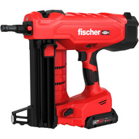 fischer Herramienta de empuje de pernos a batería FXC85 Set, XL-Boxx, Nagler rojo/Negro