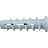 fischer Taco para hormigón celular Turbo FTP K 6, Pasador gris claro
