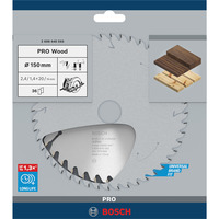 Bosch Hoja de sierra circular PRO Wood, Ø 150mm, 36 dientes 