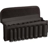 Bosch Juego de dados de impacto PRO 3/8", 9 piezas, Llave de tubo negro