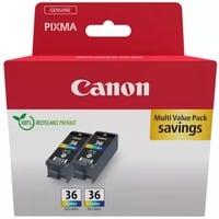 Canon 1511B025 cartucho de tinta 2 pieza(s) Original Negro, Cian, Magenta, Amarillo Negro, Cian, Magenta, Amarillo, 2 pieza(s), Pack de 2
