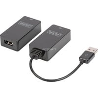 Digitus Set extensor USB 1.1 CAT, 45 metros negro