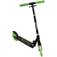 Muuwmi Lights Aluminium Scooter GLOW 200 mm, Vespa negro/Verde