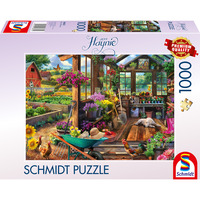 Schmidt Spiele Jeff Haynie: Casa de jardín, Puzzle 