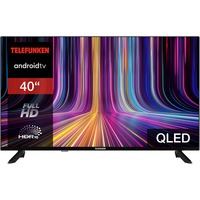 Telefunken QF40AO750S, Televisor LED negro