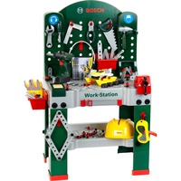 Theo Klein Bosch Werkbank XL, Herramientas para niños verde/Gris