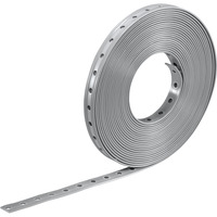 Bosch Banda perforada PRO FMS-19, 10 piezas, Guía para cable gris claro
