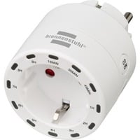 Brennenstuhl 1506130, Toma de corriente con interruptor blanco