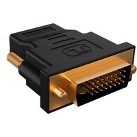 ICY BOX IB-AC552 DVI-D HDMI Type A (Standard), Adaptador negro, DVI-D, HDMI Type A (Standard)