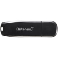 Intenso Speed Line unidad flash USB 16 GB USB tipo A 3.2 Gen 1 (3.1 Gen 1) Negro, Lápiz USB negro, 16 GB, USB tipo A, 3.2 Gen 1 (3.1 Gen 1), 70 MB/s, Tapa, Negro