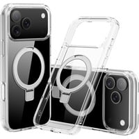 Nevox StyleShell SHOCKFlex con función de soporte, Funda para teléfono móvil transparente
